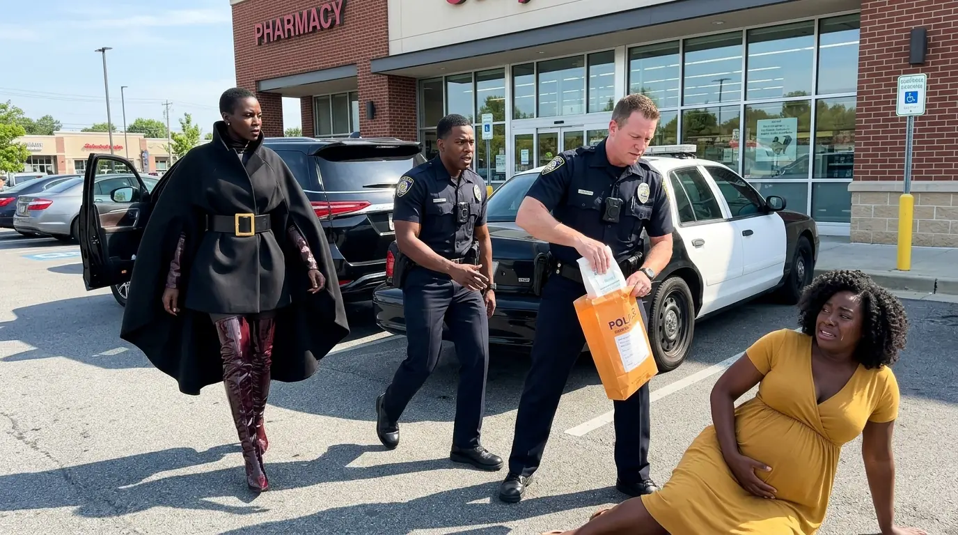 A Pregnant Black Woman Begged an Officer to Return Her Medicine — Then Her Best Friend Stepped Out of a Black SUV