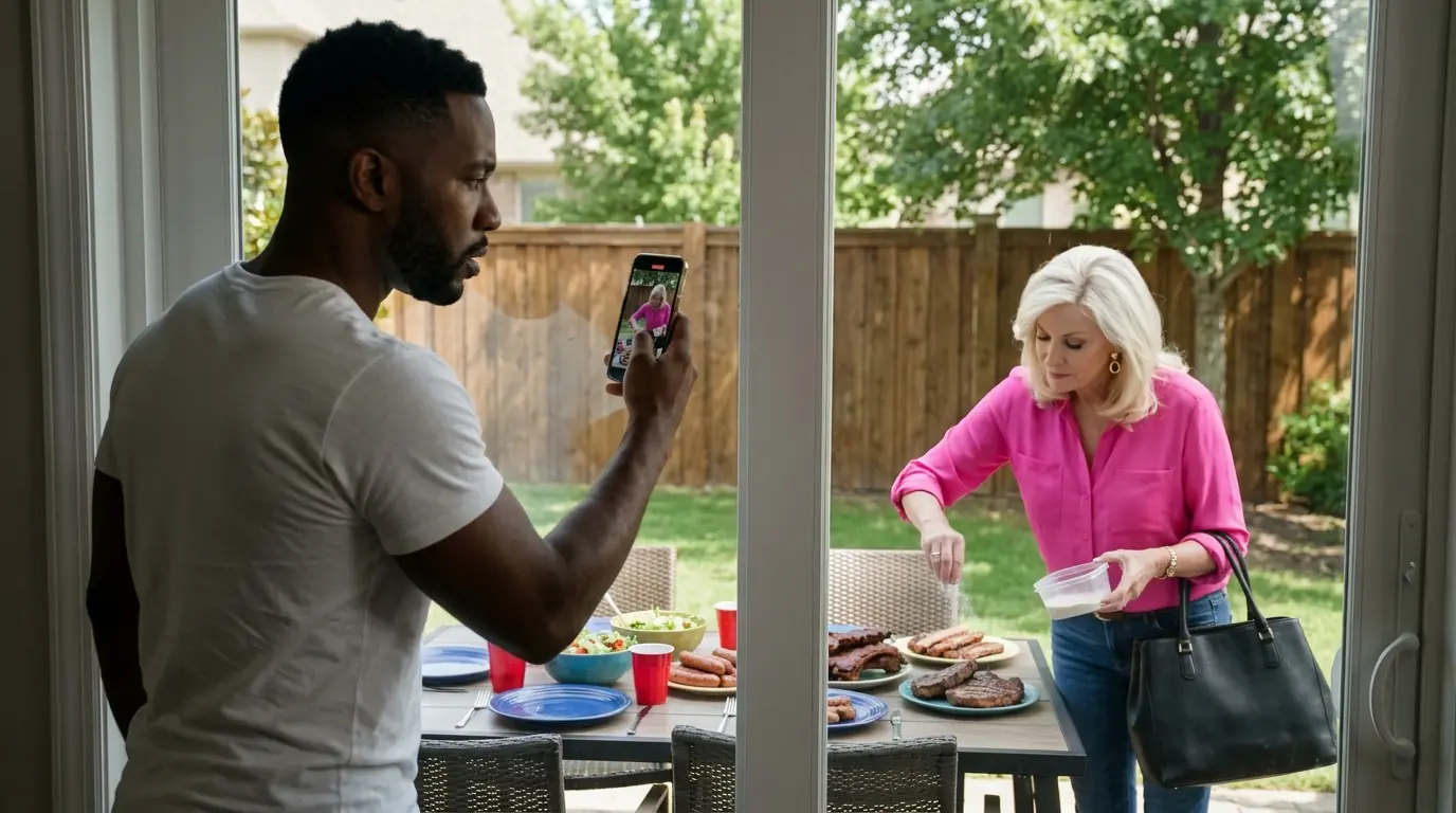 She Sprinkled a Strange Powder on Our Cookout Food — Then I Saw Her Reach for One Particular Plate
