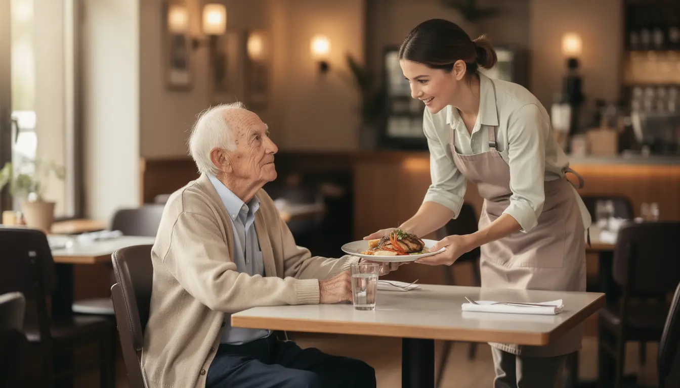 She Served an Elderly Couple Who Couldn't Afford Breakfast — Then a Black Limousine Pulled Up Outside