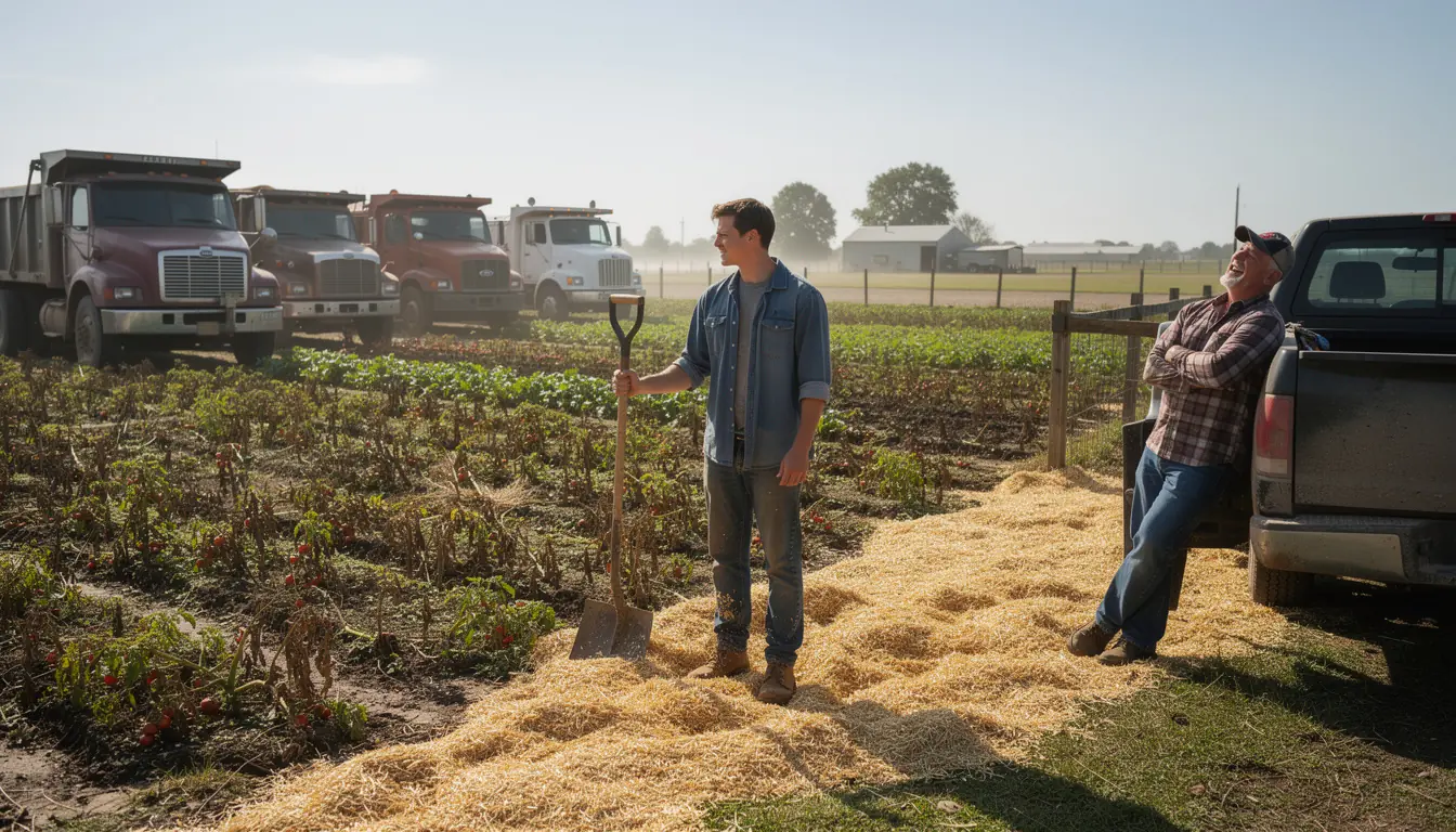 Everyone Laughed When the Black Teen Covered His Farm With Rice Husks — Until Harvest