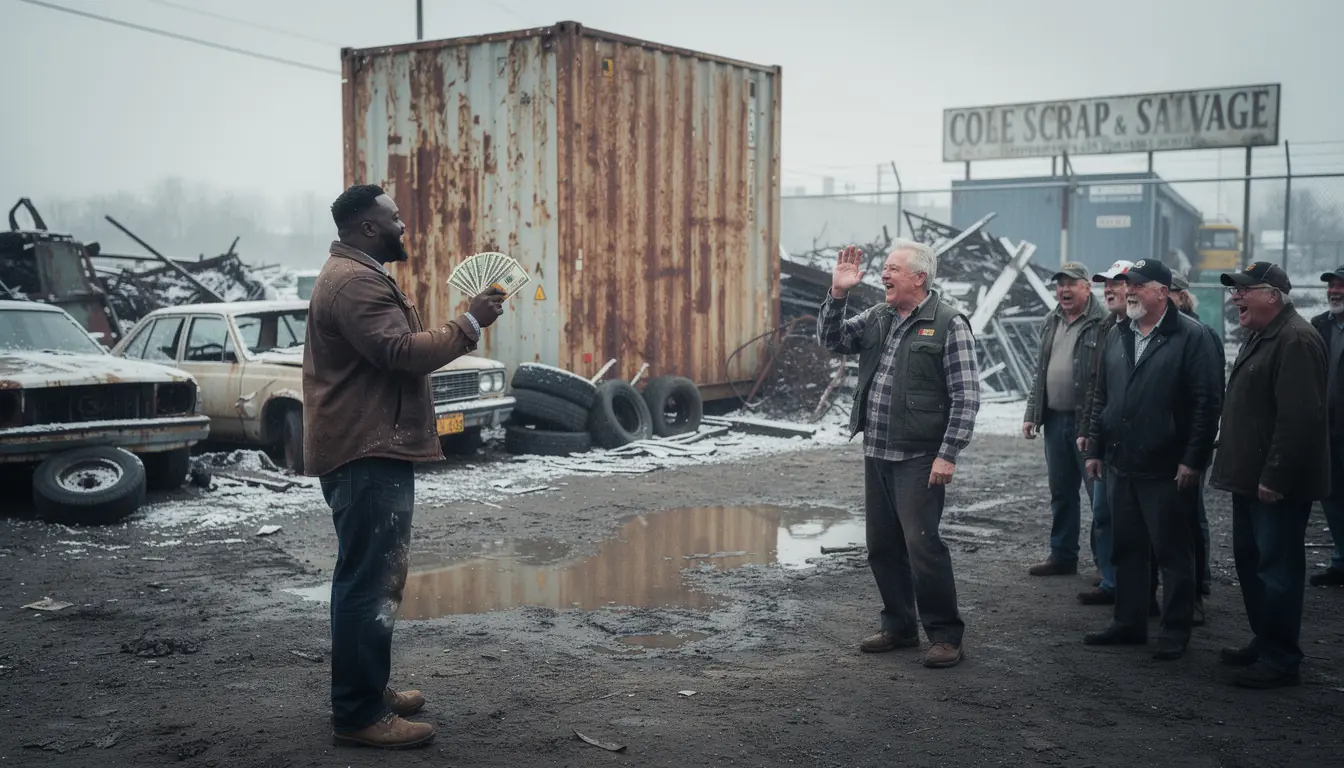 Black Man Buys a $15 Rusty Container — Inside He Finds What a White Billionaire Lost 40 Years Ago