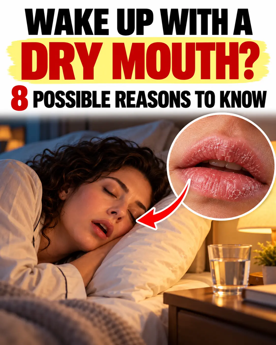 Waking Up With a Dry Mouth Every Night? It Might Seem Harmless, but There’s Usually a Reason Behind It…