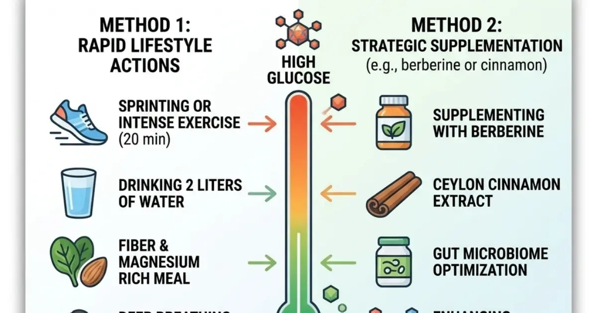 The best way to lower blood sugar fast!