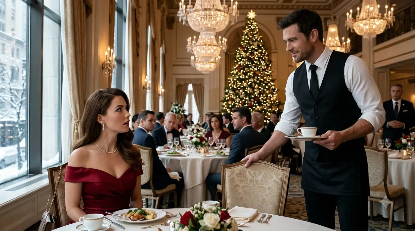 Single Dad Sat Beside the Billionaire Everyone Avoided on Christmas — Then She Asked About His Daughter