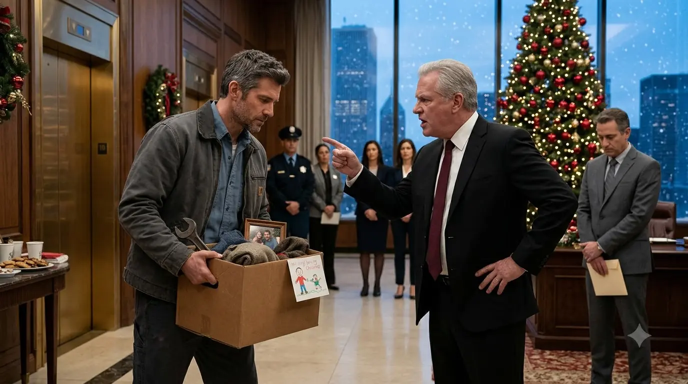 “I’ll Pack My Things,” Said the Single Dad Fired at Christmas — Then a Female CEO Stepped In to Help