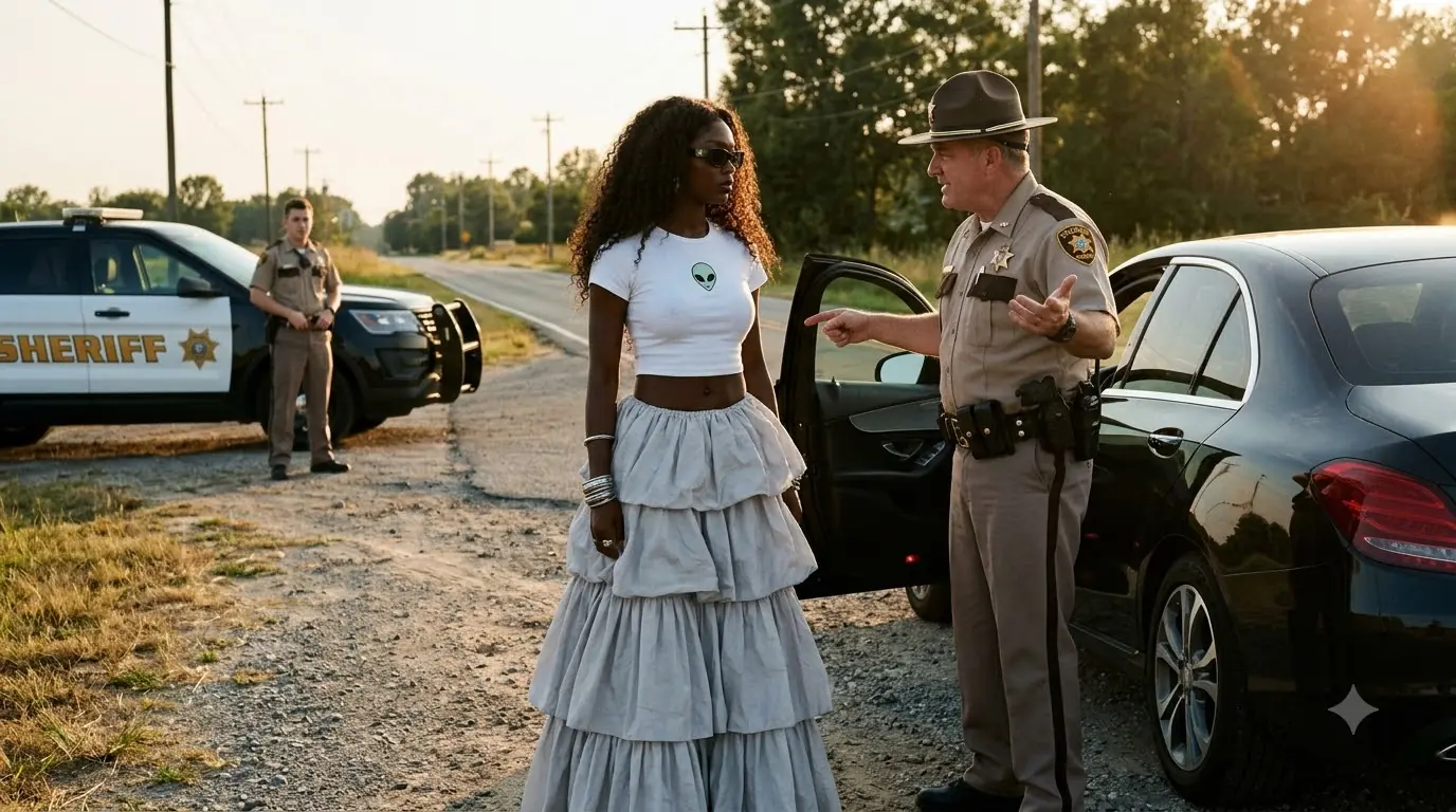 The Deputy Demanded $4,000 and Her Car — Then His Rookie Looked Behind the Sedan