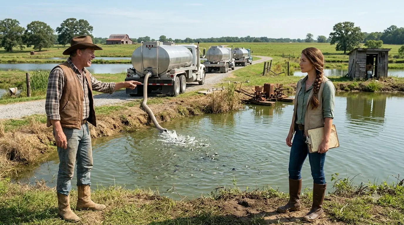 The Fish Hatchery Dumped Unwanted Fingerlings on Her Pond — She Built a Six Figure Seafood Business