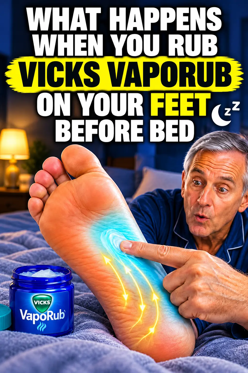 The Vicks on Your Feet Trick: Does This Strange Bedtime Remedy Really Help When You're Congested?