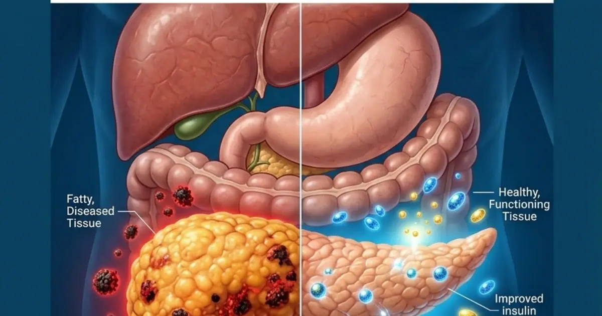 Losing just 1 gram of fat in the pancreas will have THIS effect on your body
