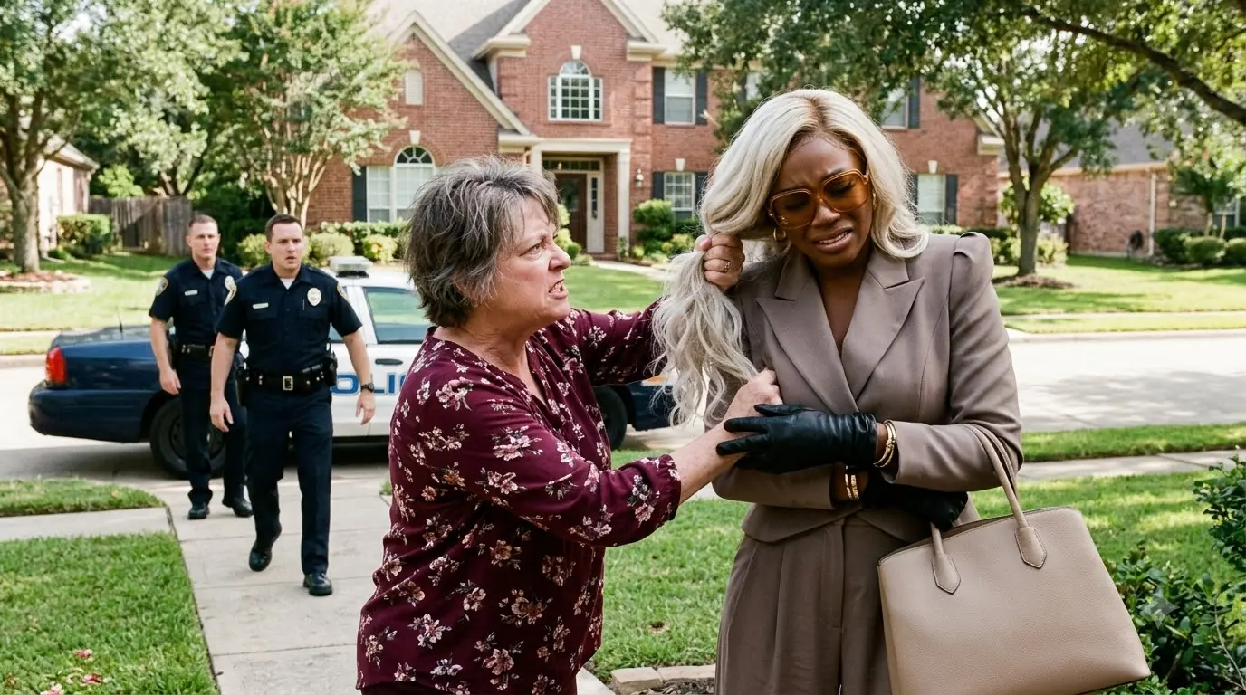 An HOA President Grabbed a Woman by the Hair Outside Her Own Home — Then the Front Door Suddenly Opened
