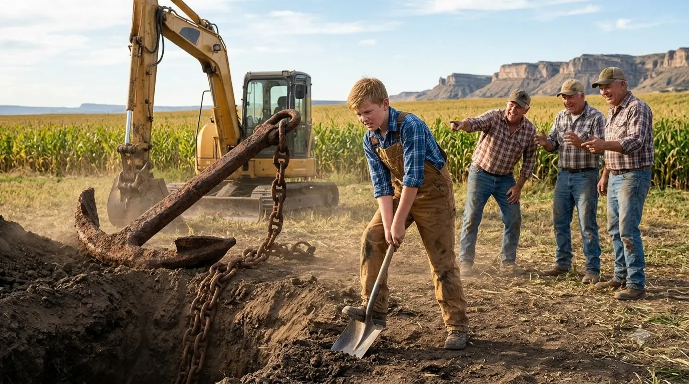 Farmers Laughed When a 13-Year-Old Boy Dug Up a Rusted Anchor — Then Something Moved Inside the Cliffs